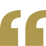 Image of a decorative quotation mark in a stylish gold color, symbolizing a quote or dialogue. The design is simple yet elegant, suitable for various contexts such as articles, blogs, or presentations that emphasize the importance of communication and expression. This graphic can enhance visual interest in written content, making it more engaging for readers.